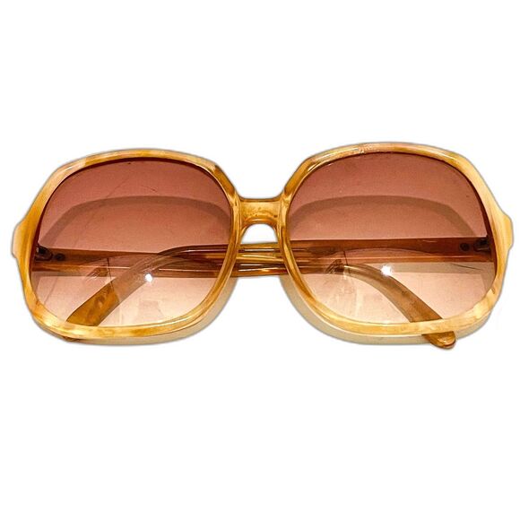 Original Vintage Sunglasses Anne Klein Riviera Mod 50 Made in Italy 1970s Retro - Picture 8 of 10